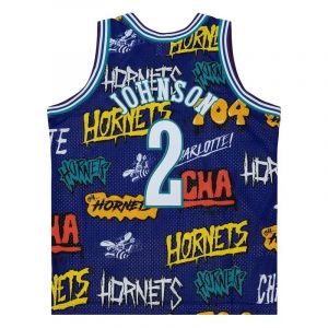 Maillot NBA Charlotte Hornets Larry Johnson