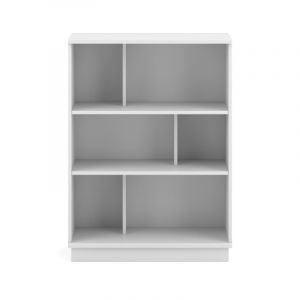 Etagère haute en bois "Hofis" à 6 cases - Blanc - H 111 x L 80 cm