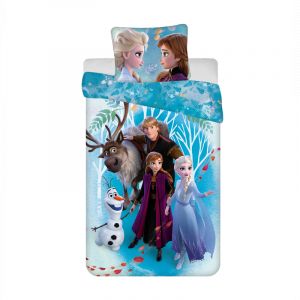 Disney - Parure de lit en coton "La Reine des Neiges 2" - 140 x 200 cm