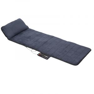 Matelas de massage chauffant - Gris - L 175 x l 57 x H 3,5 cm