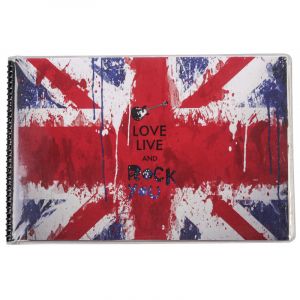 Mini album photos fantaisie souple - ERICA "London" - 13 x 18 cm - Motif aléatoire