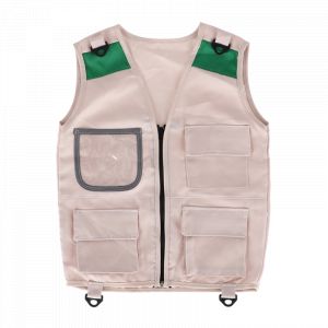 Veste d'explorateur pour enfant - Beige - L 38 x H 51 cm