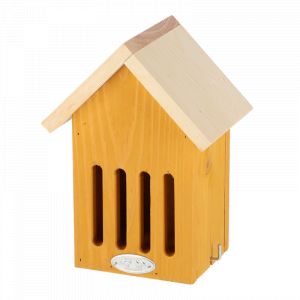 Abri à papillons en bois "Nature Shades" - Jaune- H 22,8 cm