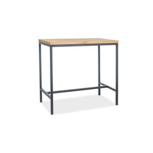Table de Bar - L 110 x l 60 x H 100 cm - Chêne Massif