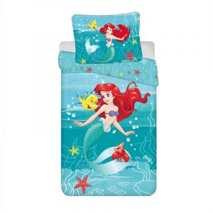 Disney - Parure de lit en coton "La petite Sirène : Ariel" - 140 x 200 cm
