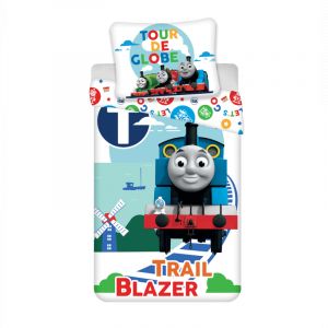 Thomas et ses amis - Parure de lit en coton "Tour" - Multicolore - 140 x 200 cm