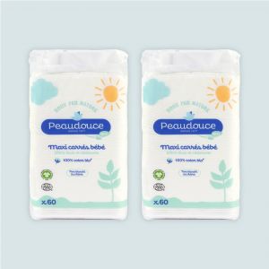 Lot de 2 maxi carrés bébé