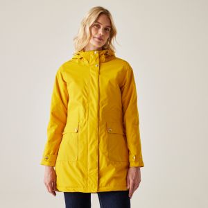 Regatta Sabinka Parka Avec Bordure en Fausse Fourrure Pour Femme Jaune, Taille: 42