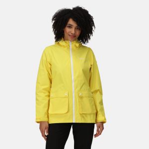 Regatta Veste Femme Imperméable Avec Capuche Baysea Jaune, Taille: 44