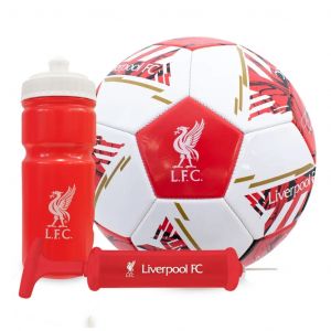 Coffret ballon et gourde et pompe &agrave; main Liverpool FC Signature