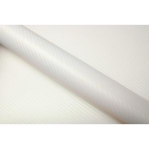 Revêtement décoratif carbone blanc nacré 3D