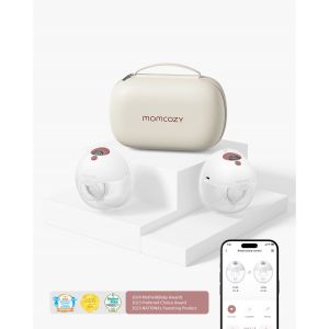 Tire-lait portable intelligent M5 &ndash; Am&eacute;lior&eacute; avec contr&ocirc;le via application | Ship to: US | Stil: Double | Color: Rouge cosy