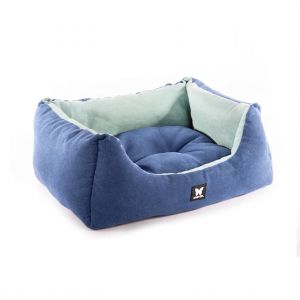 Panier pour chien et chat suedine Martin Sellier Domino