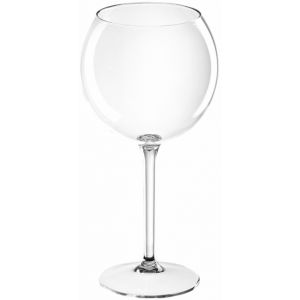 SANTEX 55006-21, BOITE de 6 Verres Ballon à pied 65cl incassables, Transparents
