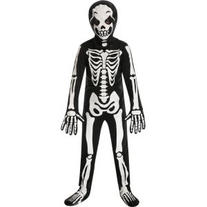 P'TIT Clown re22073 - D&eacute;guisement de squelette masqu&eacute; enfant 10/12 ans