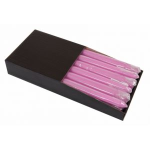 Bougie Flambeau 24,5cm, Rose  (x1)