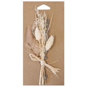 Bouquet de FLEURS s&eacute;ch&eacute;es avec brin de lavande 18cm