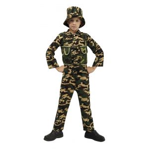 P'TIT Clown re66325 - Déguisement enfant soldat militaire taille 10/12 ans