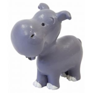 Petit Hippopotame d&eacute;co en r&eacute;sine 5cm