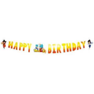 Chaks 12813-DB, Guirlande Happy Birthday 2m Dragon Ball ©
