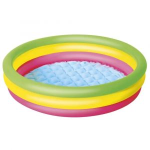 Piscine gonflable avec fond gonflable 3 anneaux b&eacute;b&eacute; Bestway