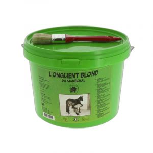 Soin sabots pour cheval La Gamme du Mar&eacute;chal Onguent Blond - Seau 5 l