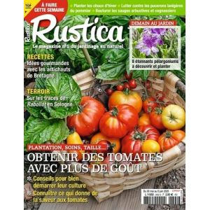Abonnement Rustica tarif mensuel + carnet de jardinage