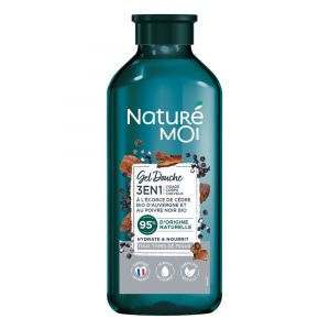 Naturé Moi Gel Douche 3en1 Cèdre et Poivre Noir Tous Types de Peaux 250 ml