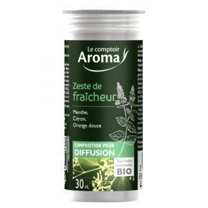 Le Comptoir Aroma Composition Pour Diffuseur Bio Zeste de Fraîcheur 30 ml
