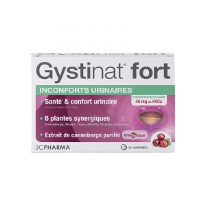 3C Pharma Gystinat Fort - Inconforts Urinaires - 30 Comprimés