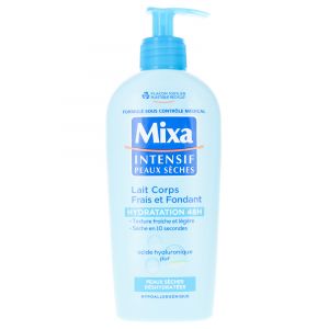 Mixa Lait Corps Frais et Fondant Hydratation 48H Peaux Sèches Déshydratées 250 ml