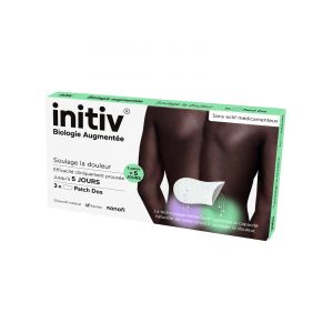 Sanofi Initiv Patch Dos Soulage la Douleur 3 Patchs