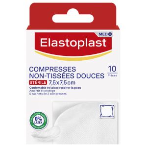 Elastoplast Compresses Non-Tiss&eacute;es Douces &ndash; 10 Pi&egrave;ces