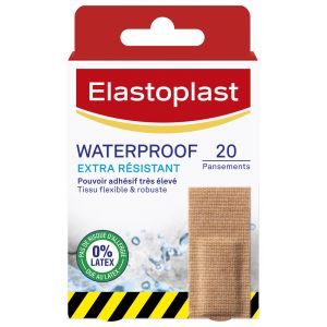 Elastoplast Pansements Waterproof Extra Résistant 20 Pansements