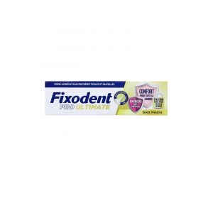 Fixodent Pro Ultimate Crème Adhésive Goût Neutre 40 Grammes