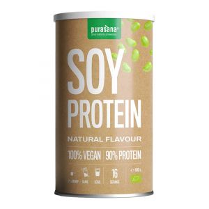 Purasana Vegan Soja Protéine Poudre Nature Bio 400 g