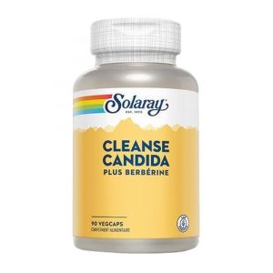Solaray Cleanse Candida + Berbérine - 90 Caps Vég.
