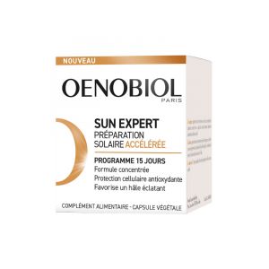 Oenobiol Sun Expert Préparateur Solaire Accélérée 15 jours 15 capsules