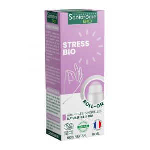 Santarome Roller Stress Huiles Essentielles Bio 10 ml