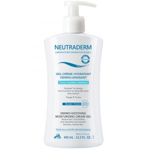 Neutraderm Gel-Crème Hydratant Dermo-Apaisant Peaux Sensibles et Réactives 400 ml