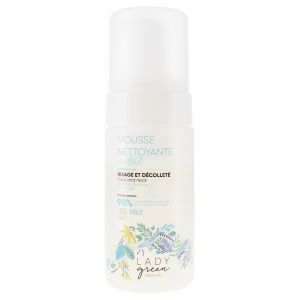 Lady Green Mousse Nettoyante Éclat Décolleté et Visage Bio 100 ml