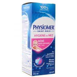 Physiomer Bébé Hygiène du Nez Spray Nasal 115 ml