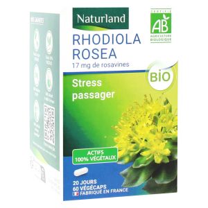 Naturland Rhodiola Rosea Bio 60 Gélules