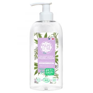Pulpe de Vie Shampoing Chanvre et Romarin Volume et Pousse Bio 400 ml