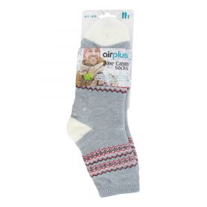 Airplus Aloe Cabin Chaussettes Hydratantes Pointure 41-46 - Couleur : Tribal Gris Clair