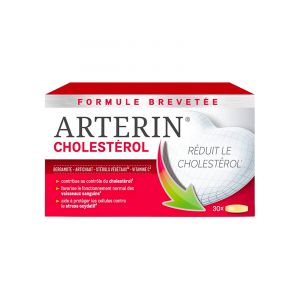 Arterin Cholest&eacute;rol Compl&eacute;ment Alimentaire 30 Comprim&eacute;s