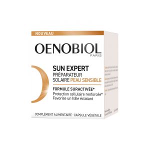 Oenobiol Sun Expert Préparateur Solaire Peau Sensible 30 Unités