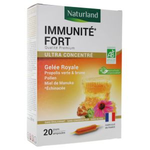 Naturland Immunité Fort Bio 20 Ampoules de 10 ml