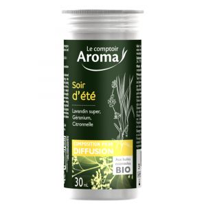 Le Comptoir Aroma Composition Pour Diffuseur Bio Soir d'Été 30 ml