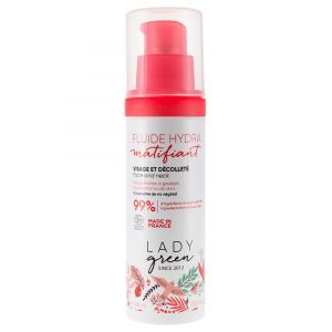 Lady Green Fluide Hydra Matifiant Décolleté & Visage 40 ml